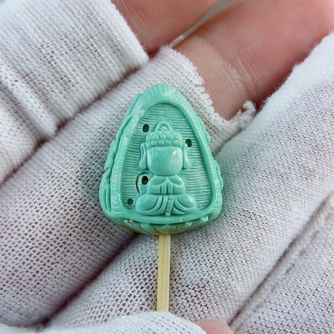 绿松石珠宝奇石未镶嵌