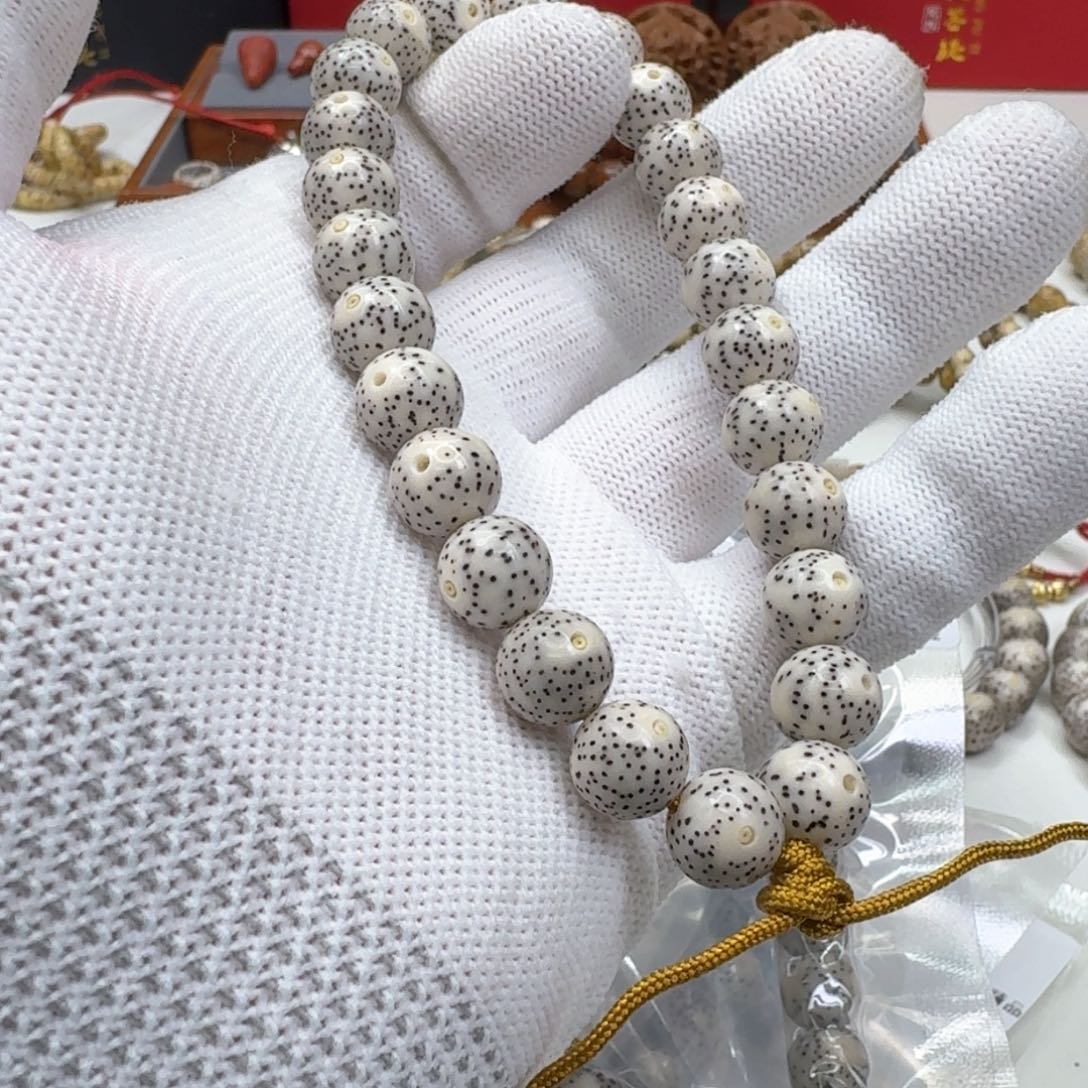 星月菩提手串24创世糯冰针尖星10手持