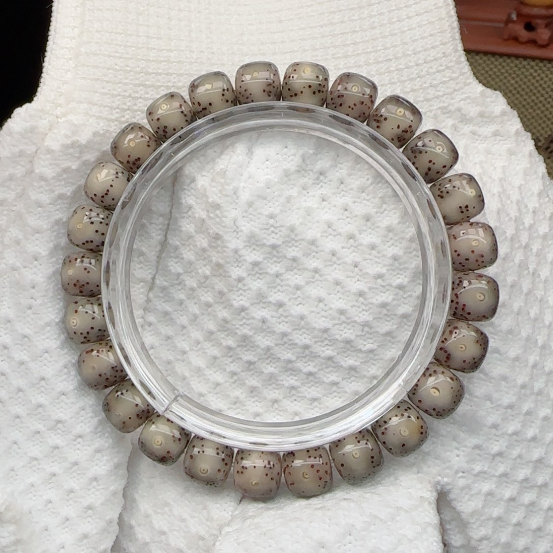 星月菩提手串貳**嘻灰冰大眼睛9*8