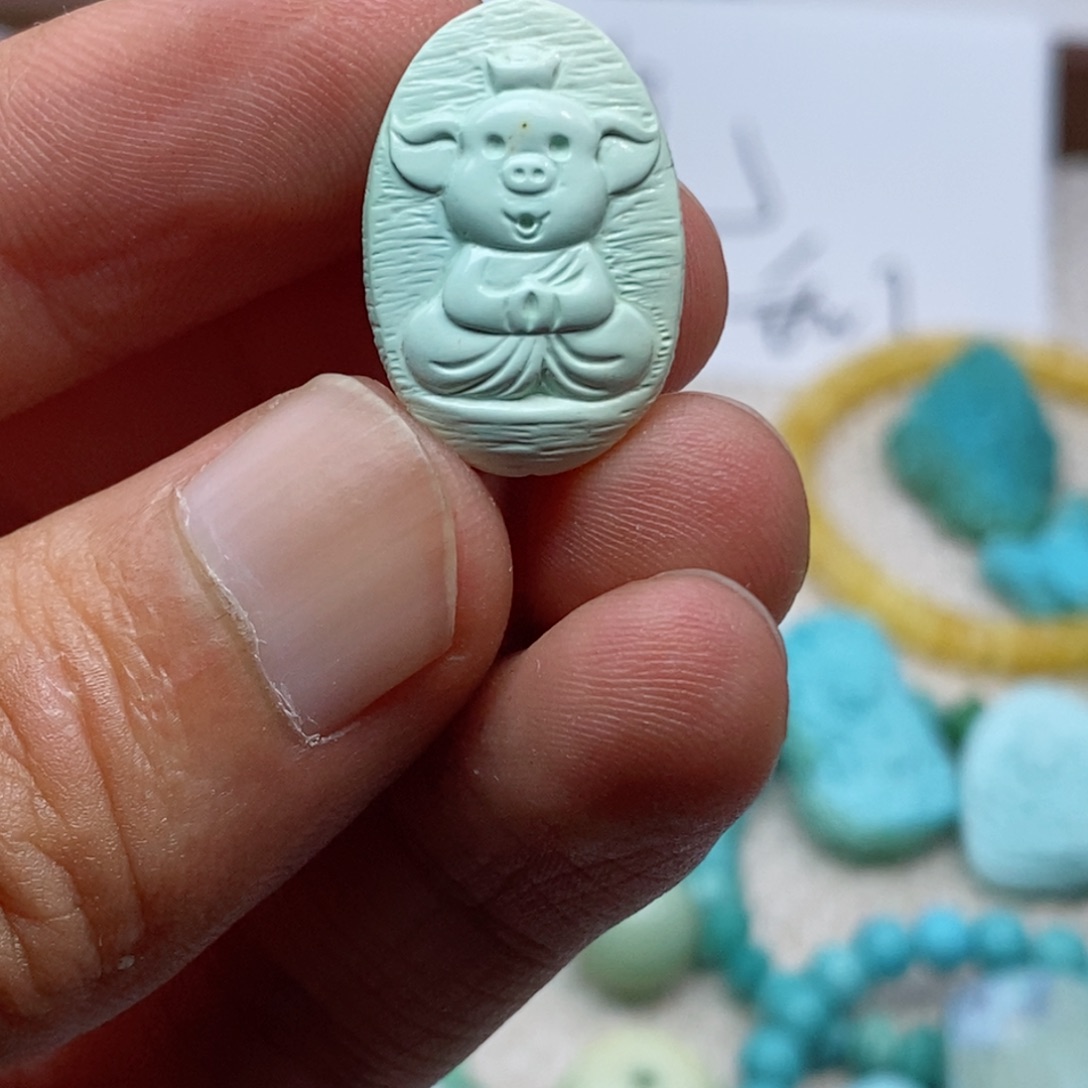 【闪购商品】未镶嵌绿松石843吃**?