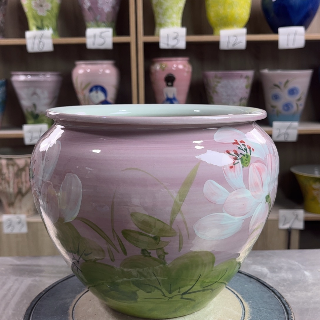 景德镇陶瓷花盆花盆