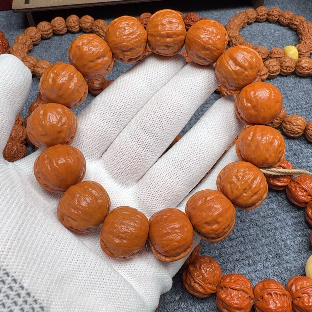 文玩核桃吊坠光头磨盘