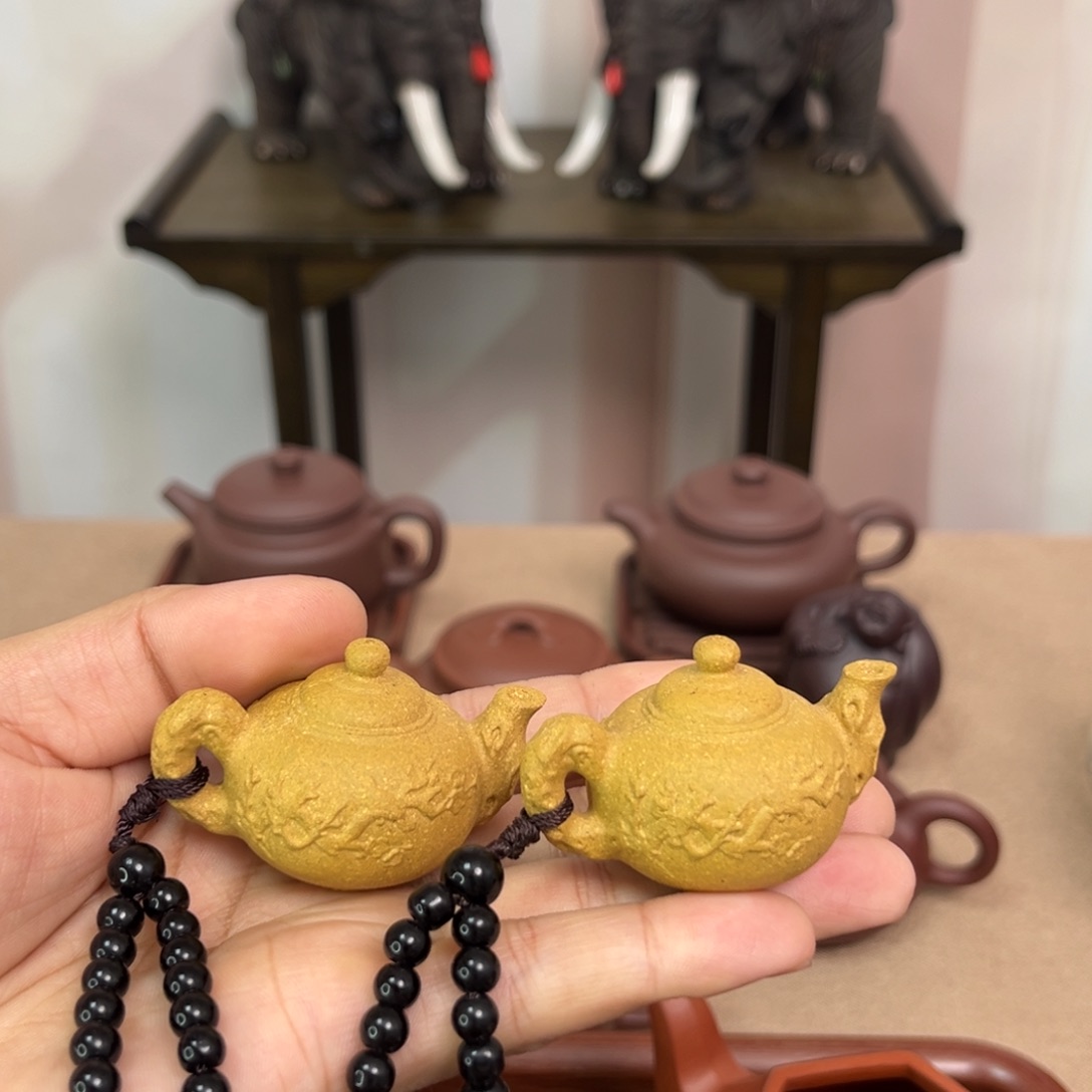 紫砂茶壶紫砂手把件