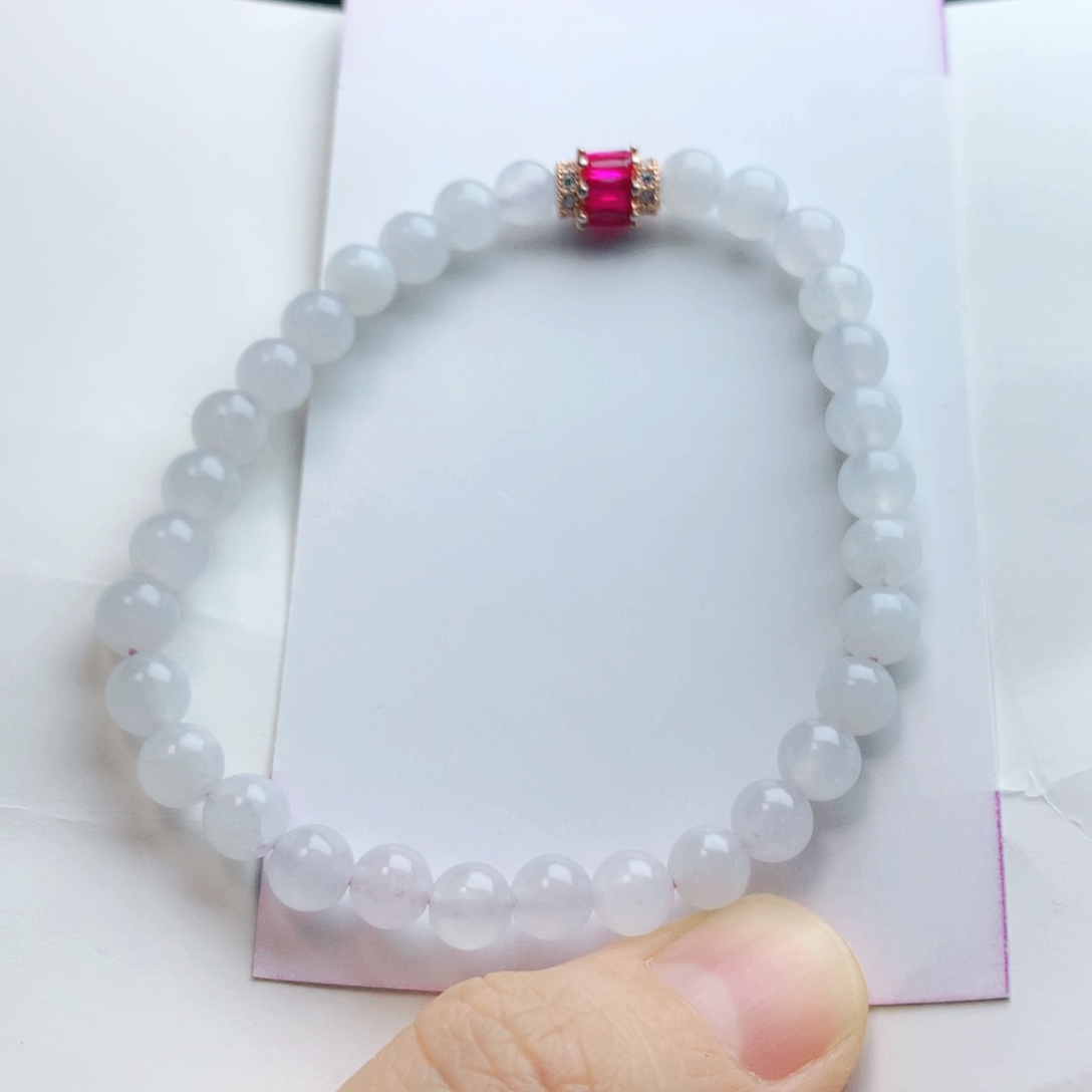 翡翠手链未镶嵌珠串