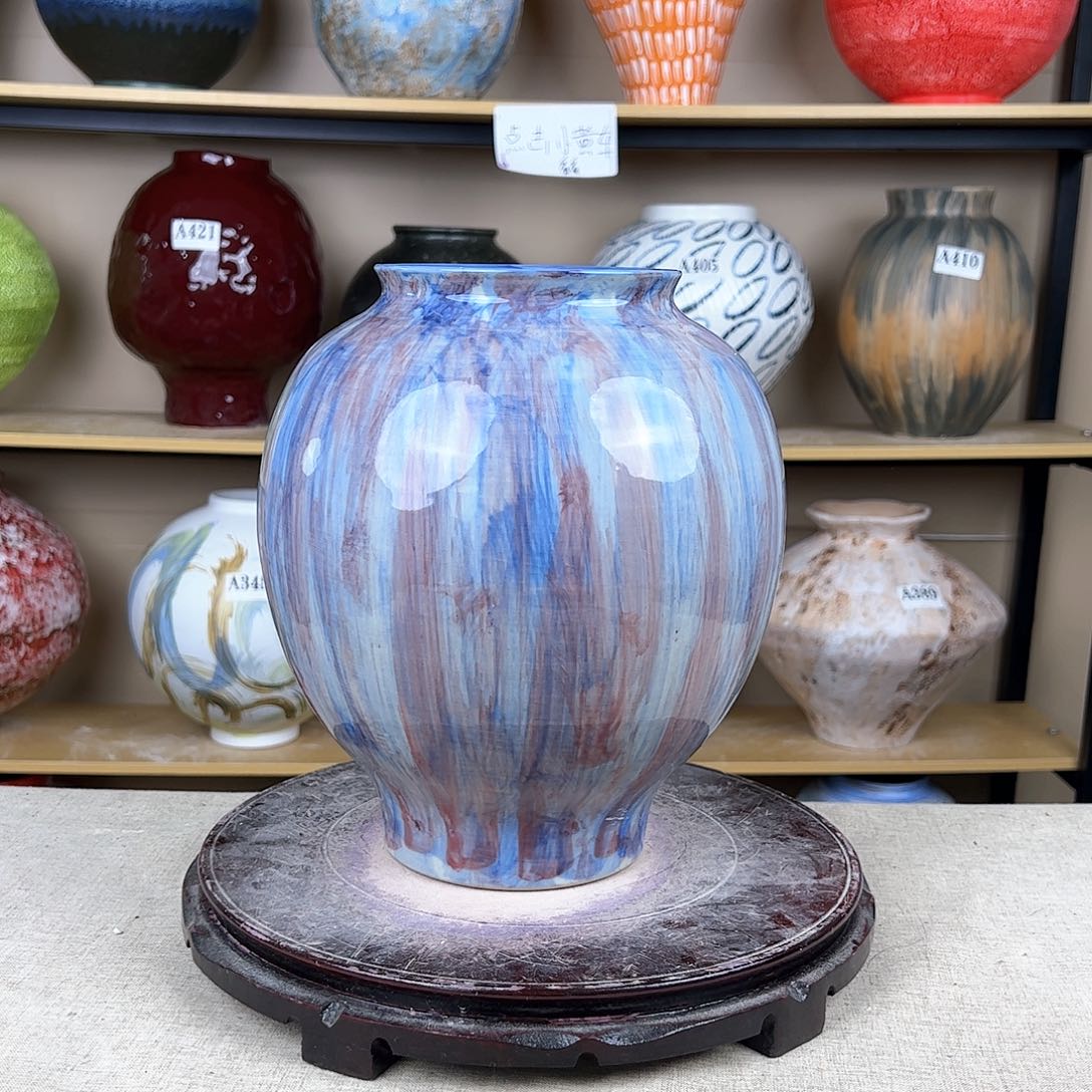 陶瓷118花瓶摆件创意