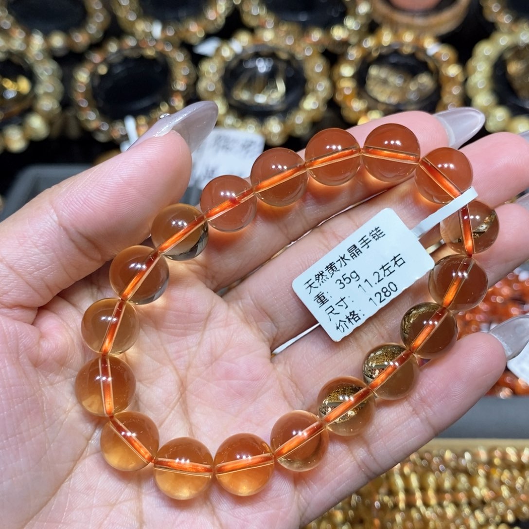 水晶手链未镶嵌红****3芊