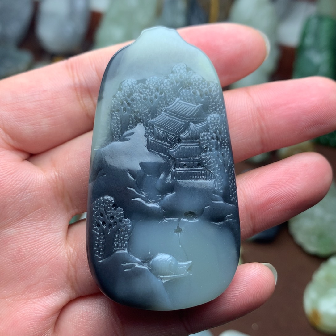 和田玉挂件未镶嵌