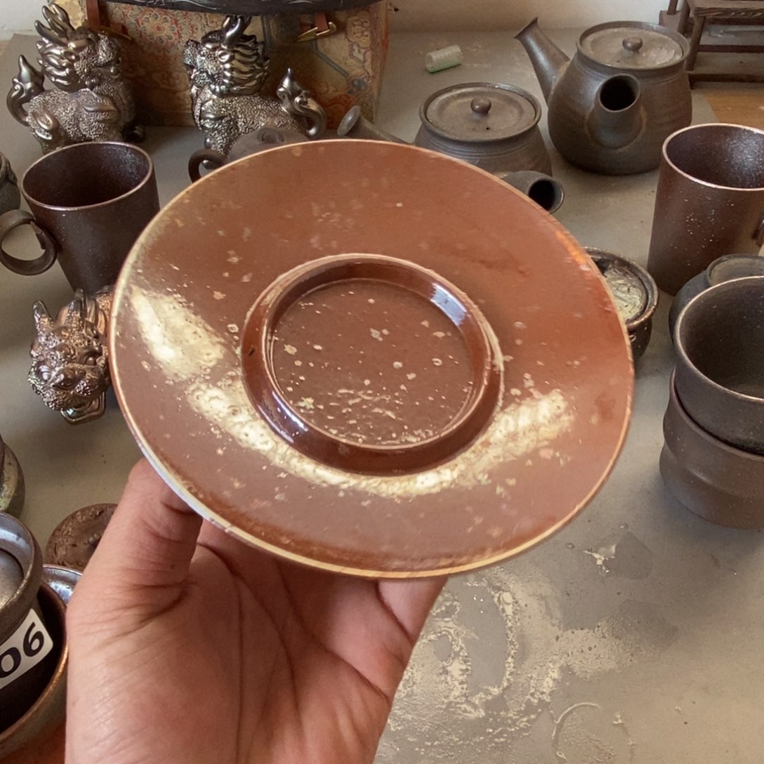 柴烧茶具陶瓷杯子