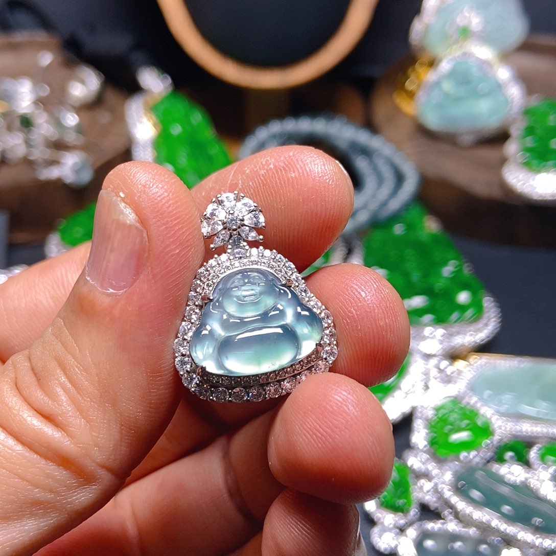 翡翠吊坠(不含链)未镶嵌163吊坠