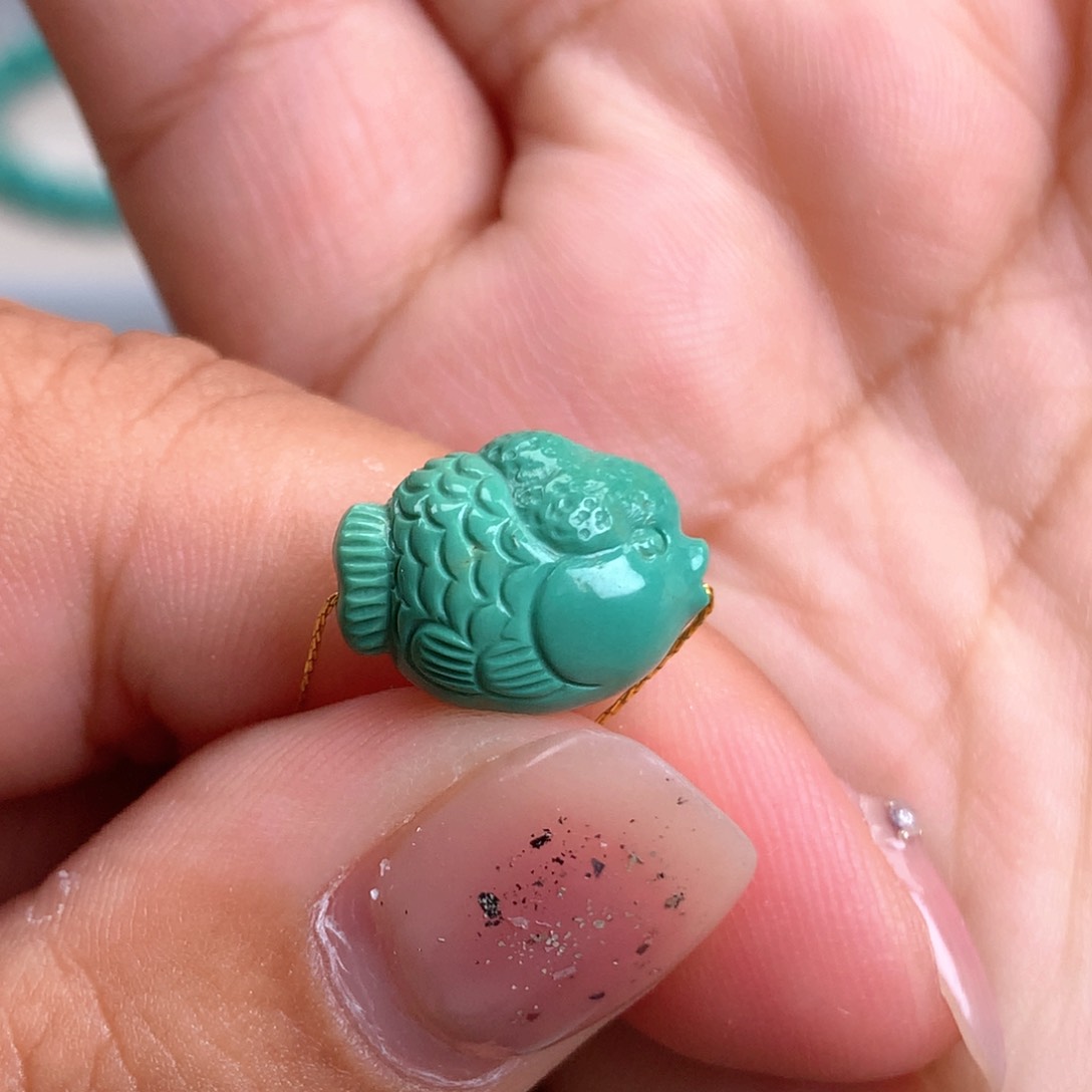 绿松石未镶嵌雕刻