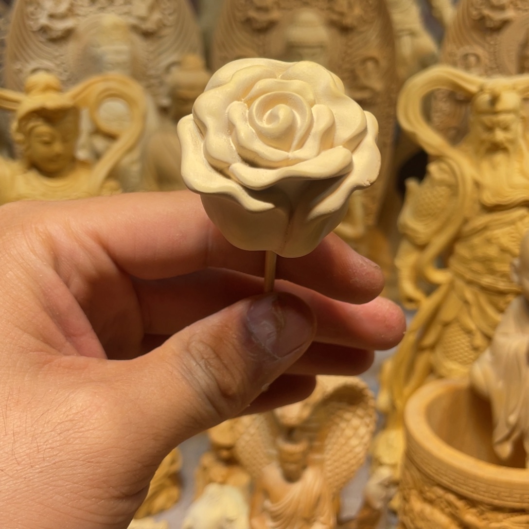 黄杨木瑕疵玫瑰花