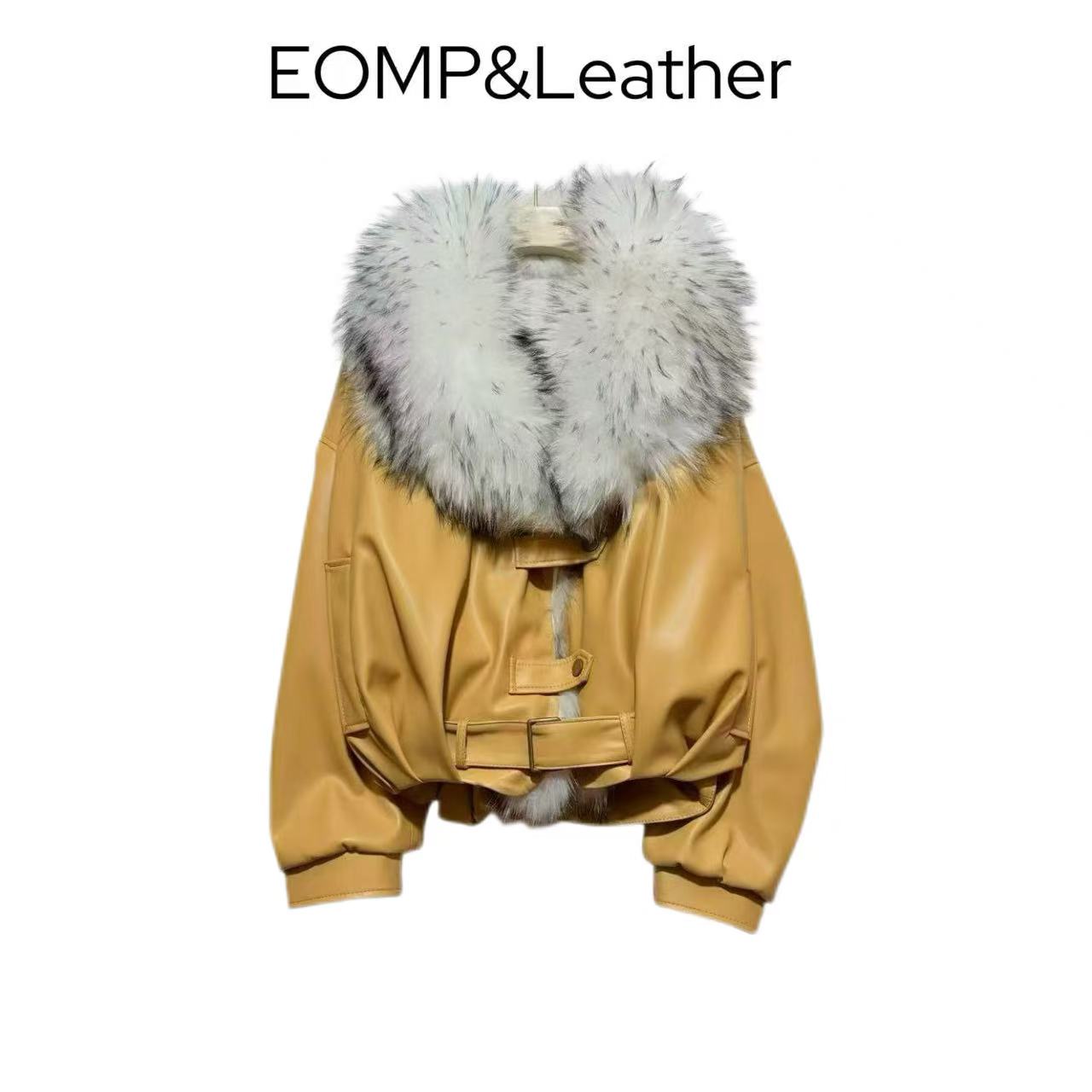 「海海推荐」冬季休闲时尚潮流宽松百搭洋气版女士外套-6135C