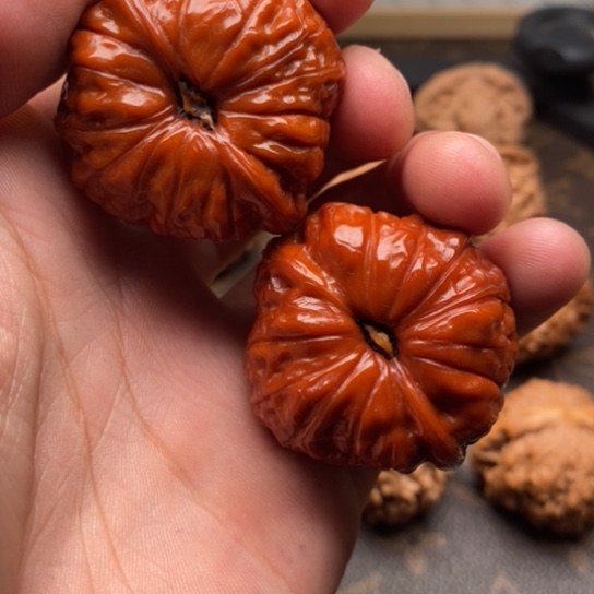 文玩核桃把件南瓜墩