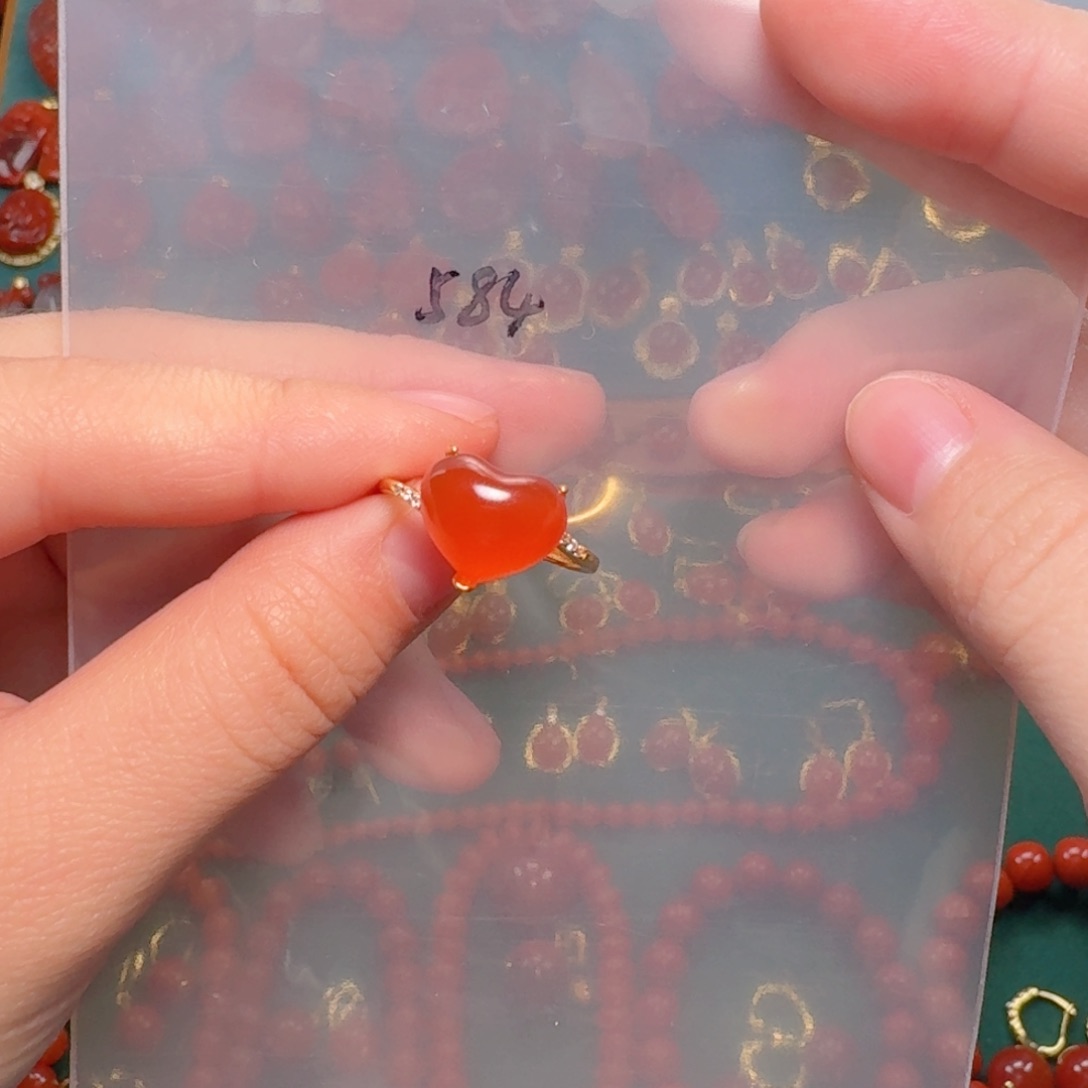 南红玛瑙南红银S925镶嵌