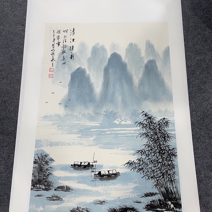 国画今天上午国画作品展示