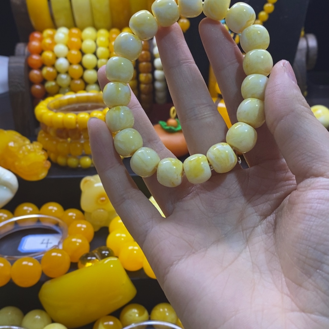 肖***）非金属全品无暇卡12手串