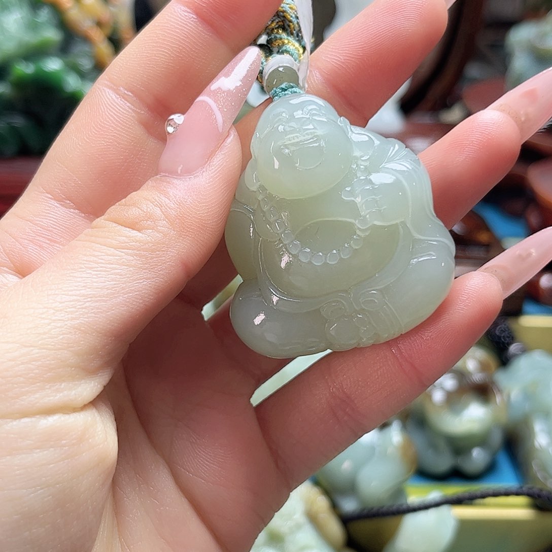 和田玉车挂未镶嵌