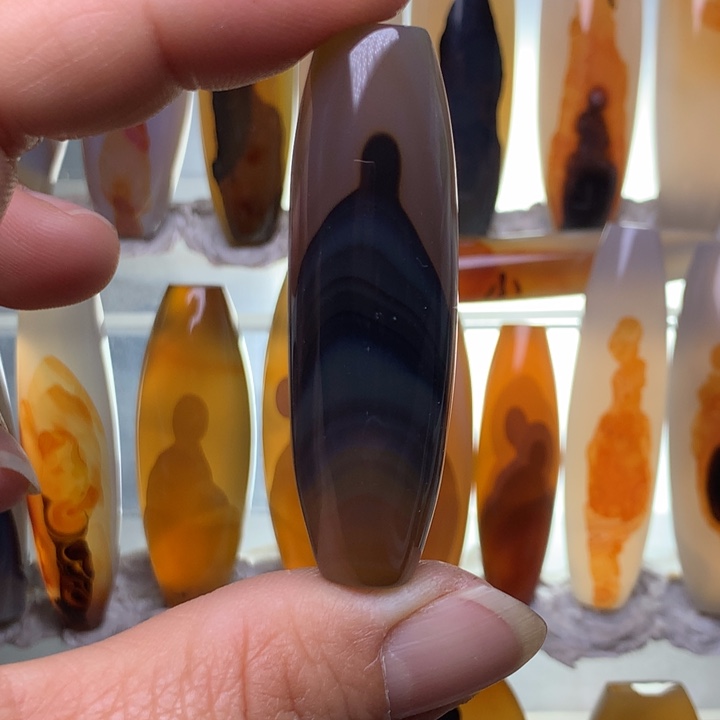 玛瑙/玉髓颈饰未镶嵌185