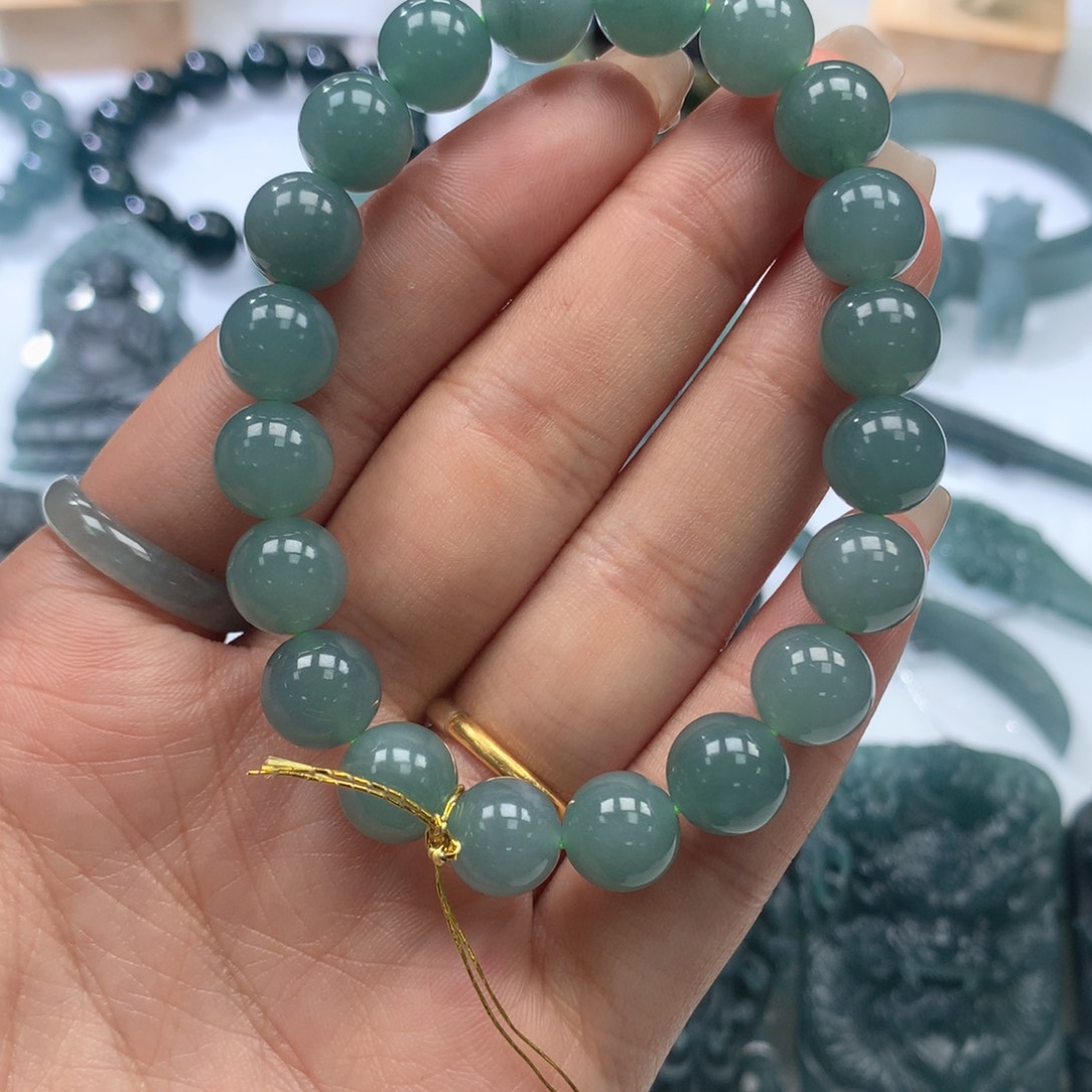 颈饰未镶嵌翡翠天然翡翠