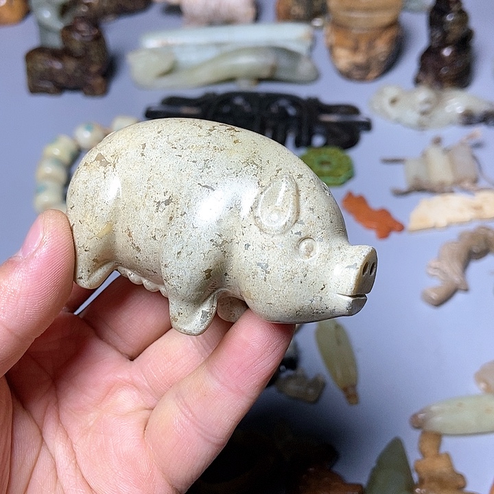 和田玉未镶嵌颈饰262