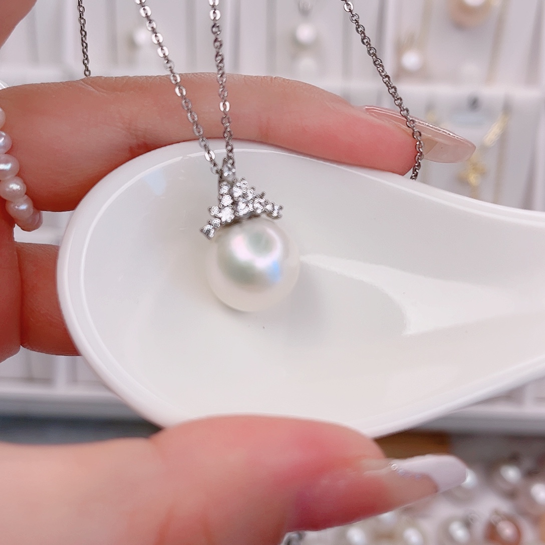 淡水珍珠未镶嵌吊坠(赠链)