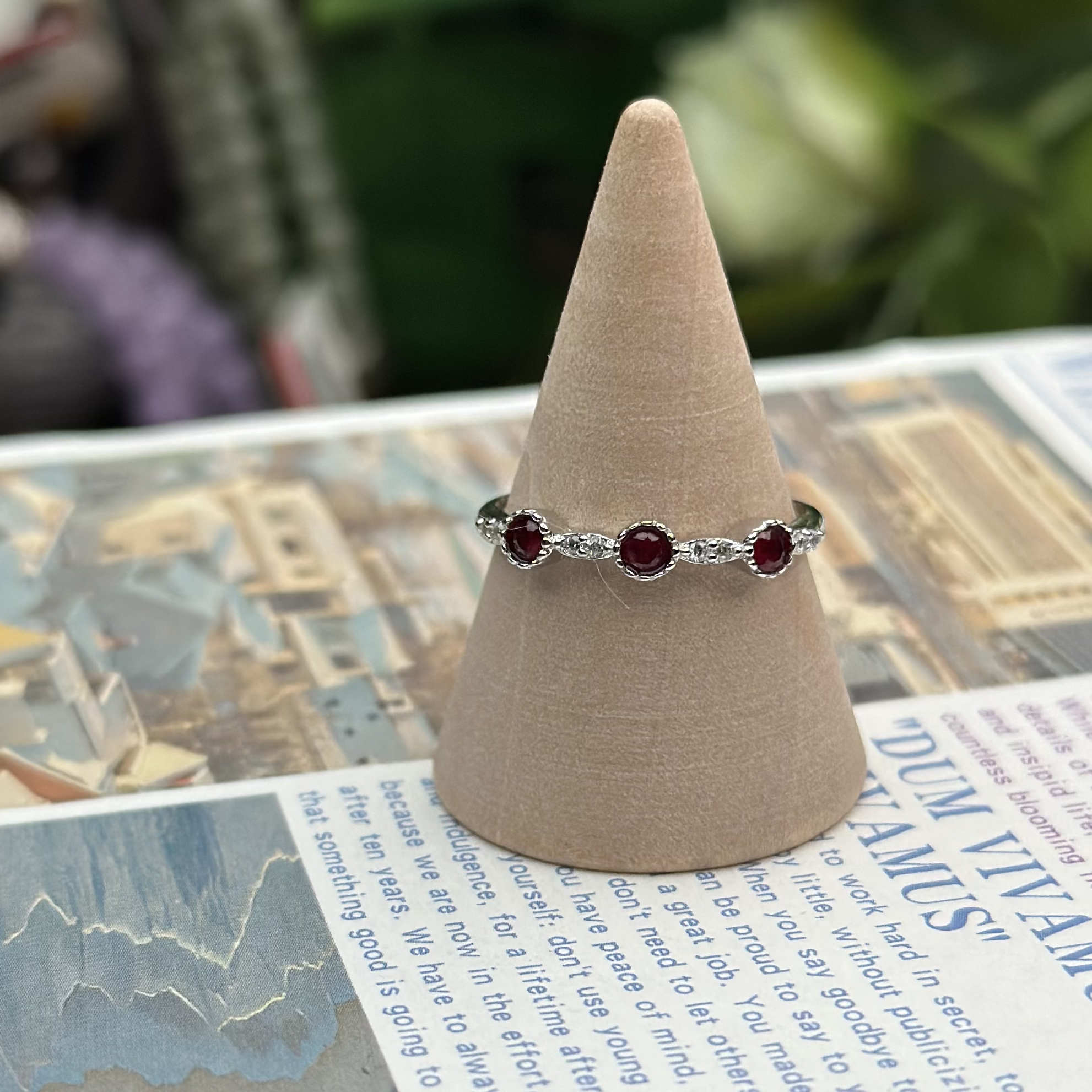 【409】天然红宝石戒指