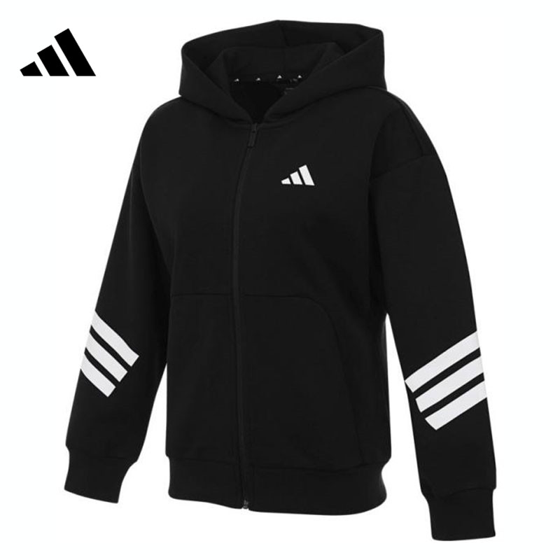 adidas阿迪达斯【环】女子运动休闲夹克外套JE0171