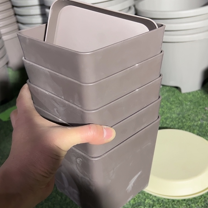 正品方盆带托盘14外径14高5个