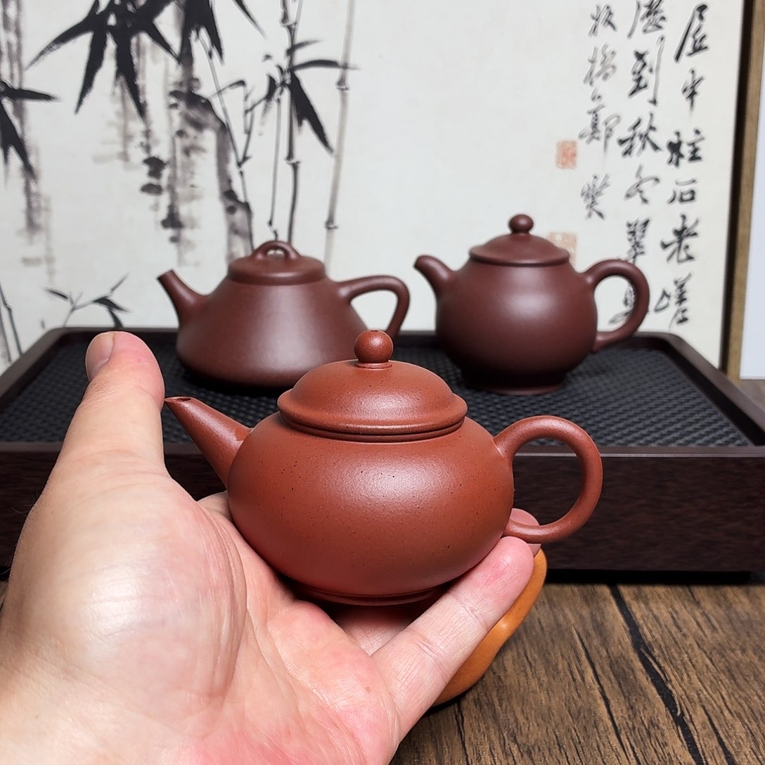 茶壶紫砂朱泥水平