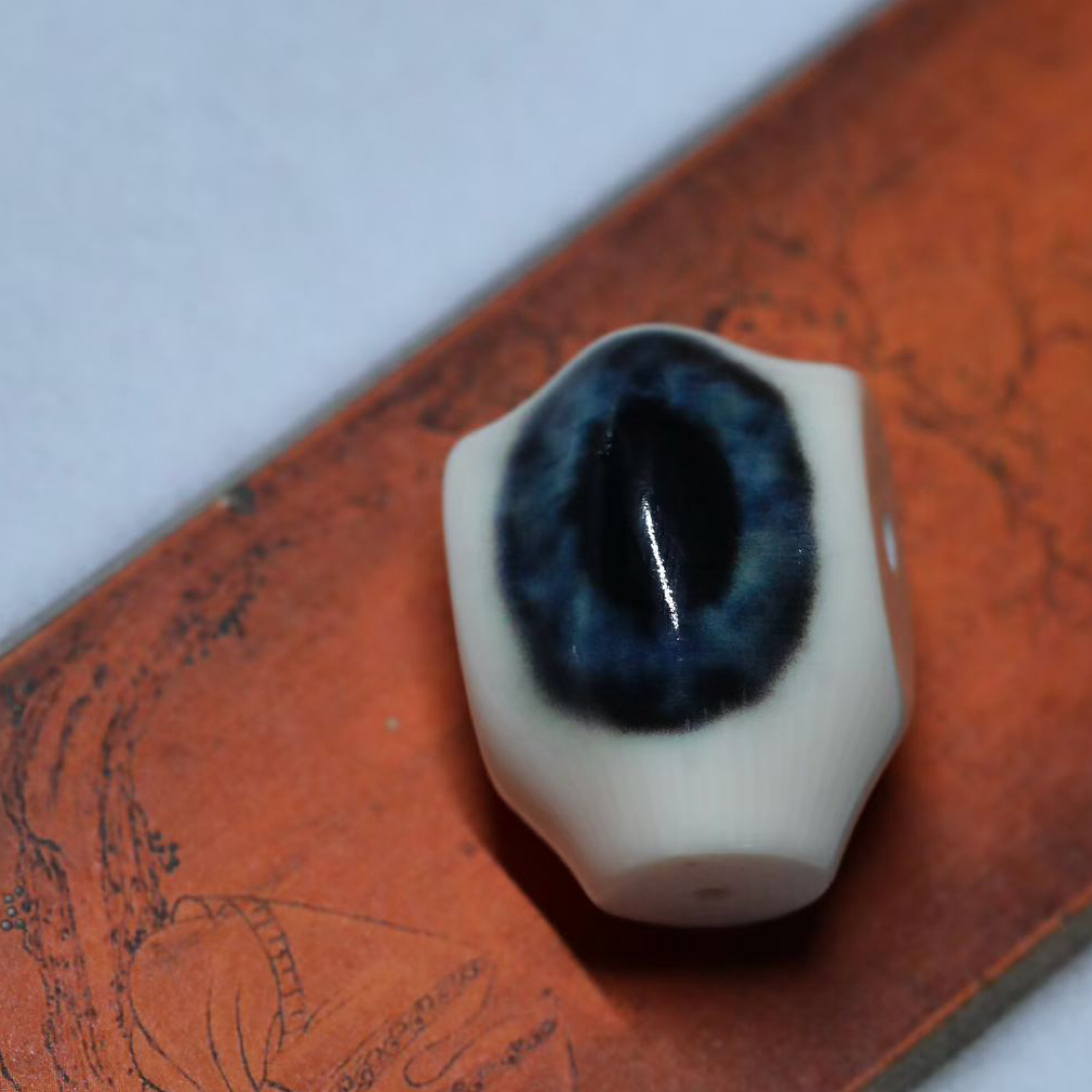5A级猛犸牙冰料蓝皮三通DIY全品无暇毕业款 直播间专拍改价链接