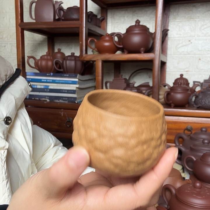 茶壶紫砂供春杯子130cc半手工