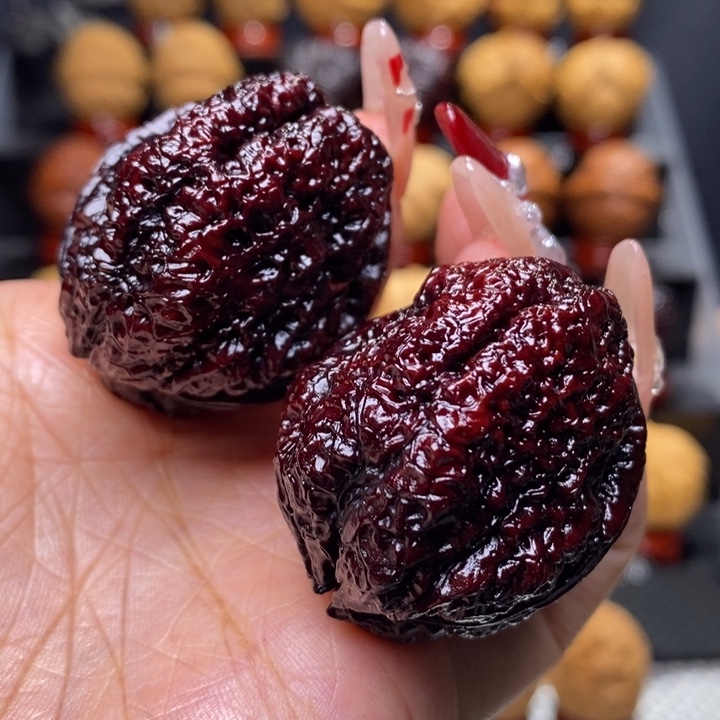 文玩核桃把件蝴蝶蝉34号42尺