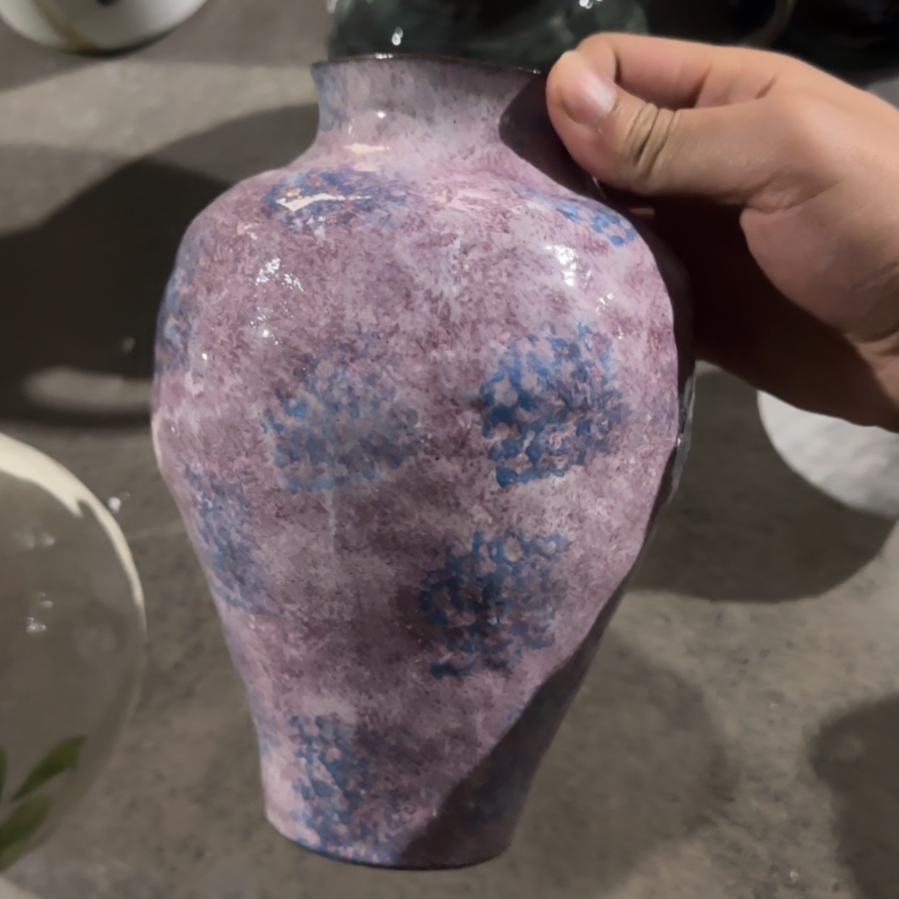 【闪购商品】陶瓷蓝*梅我们都在努力着改变着我们自己