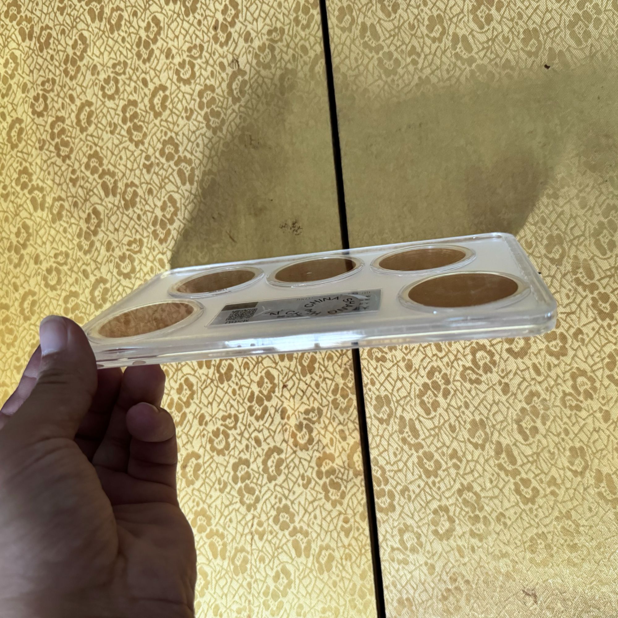 乡村精选好物  五个圆军军发（黄） 装饰摆件