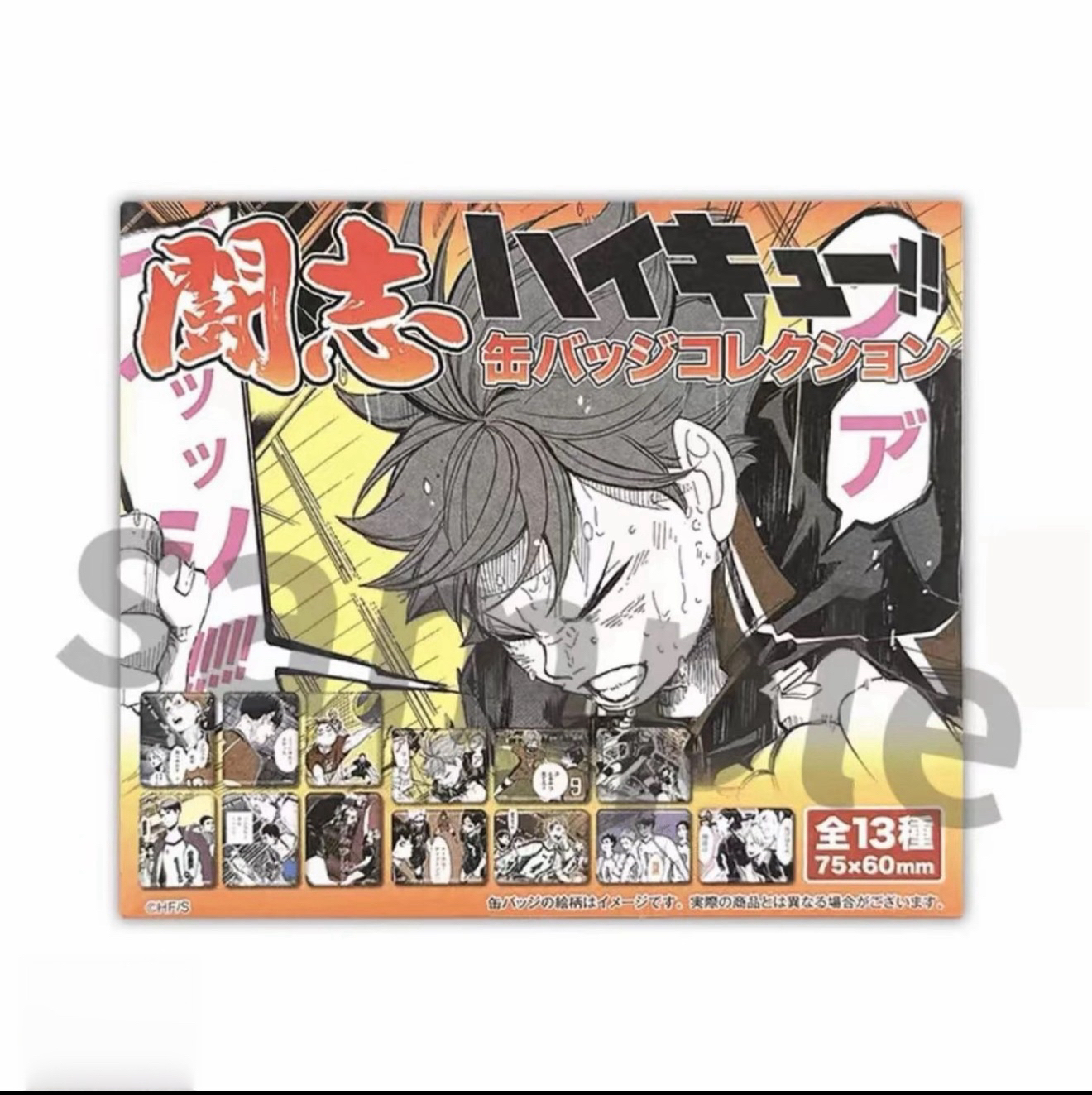 【日谷正版】排球少年斗志方吧唧徽章（默认代拆）