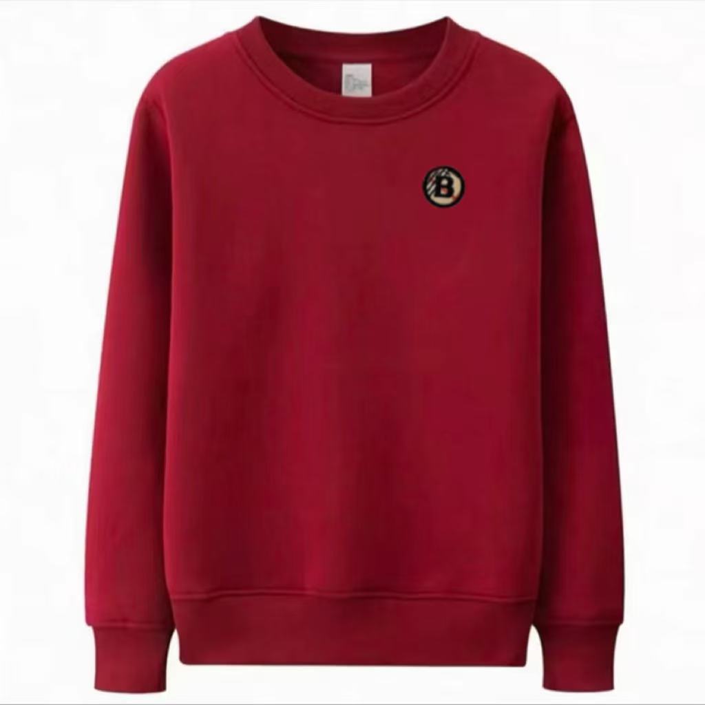 新款时尚百搭男女同款简约时尚长袖卫衣圆领休闲印花