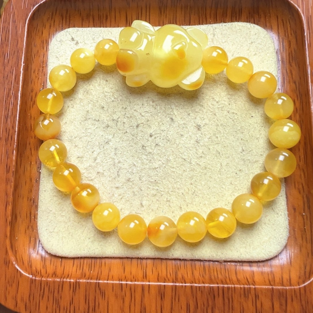 琥珀吊坠(不含链)未镶嵌