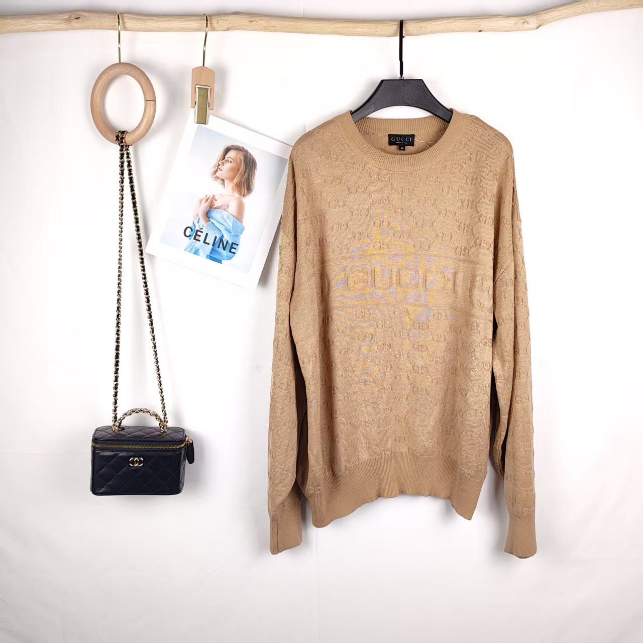 95新 GUCCI/古驰 海囤K/古驰上衣/40码/XYL41232