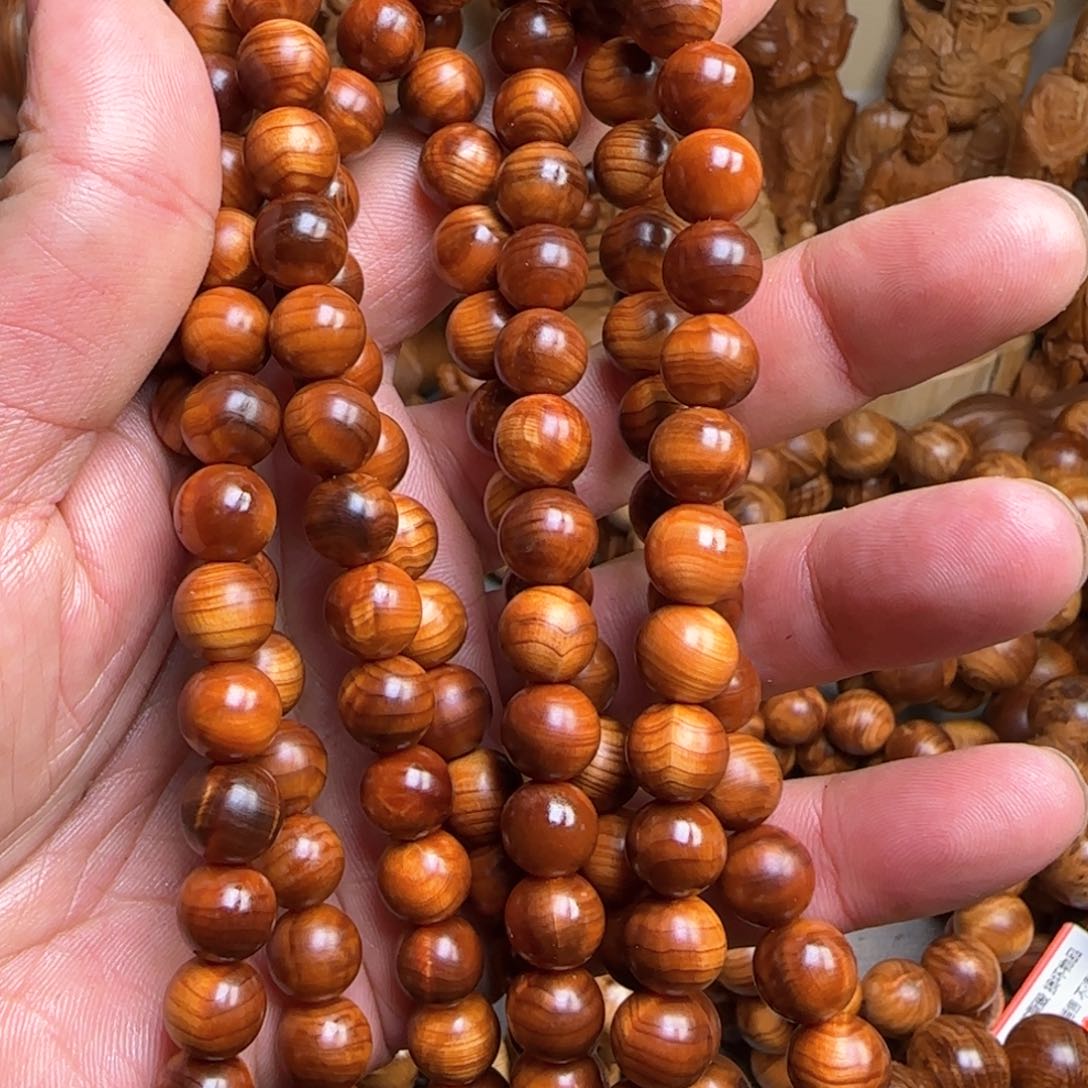 柏木手串/手链太行红骨闪电1.0x 108