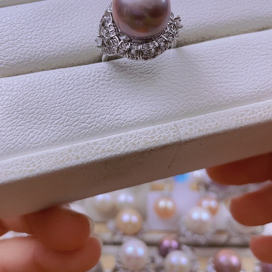 未镶嵌淡水珍珠戒指