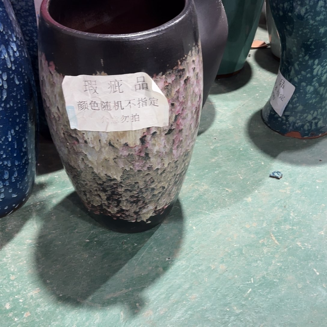 红陶瑕疵高38/19一个