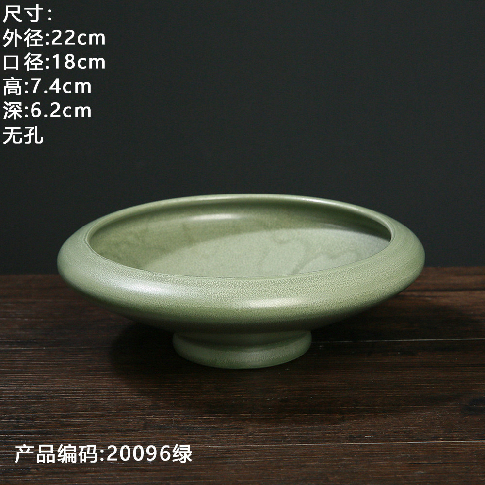 水培绿植专用陶瓷花盆无孔器皿高颜值创意客厅桌面