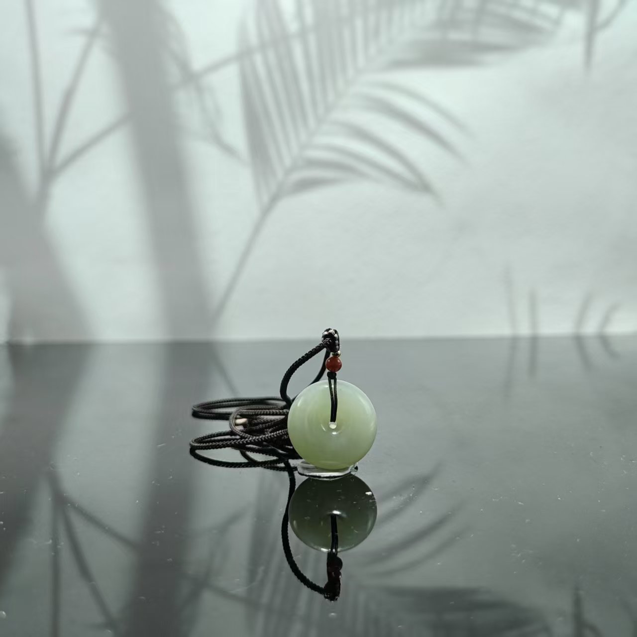 F和田玉平安扣吊坠1978