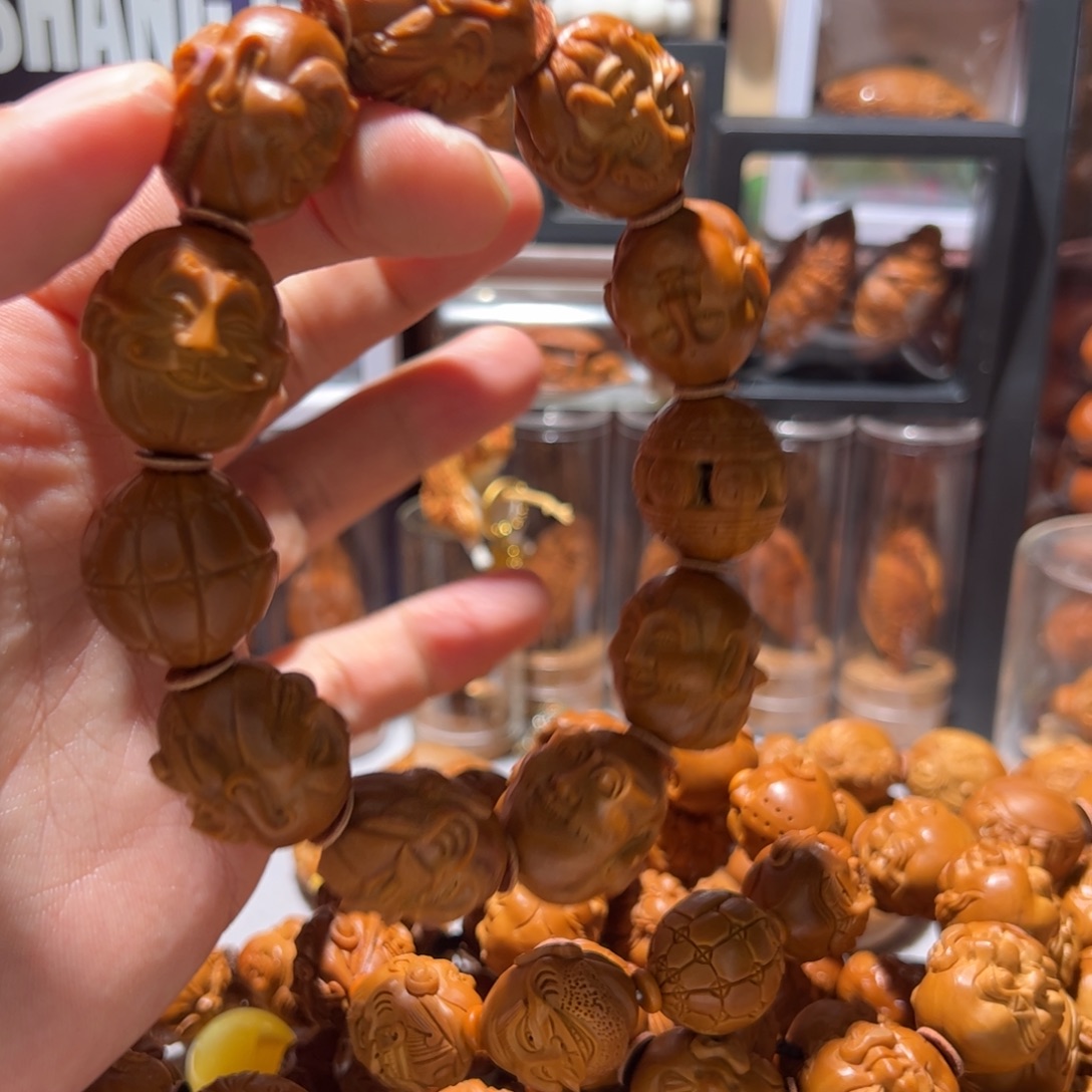 @***h橄榄核手串/手链手工殷派十八罗汉