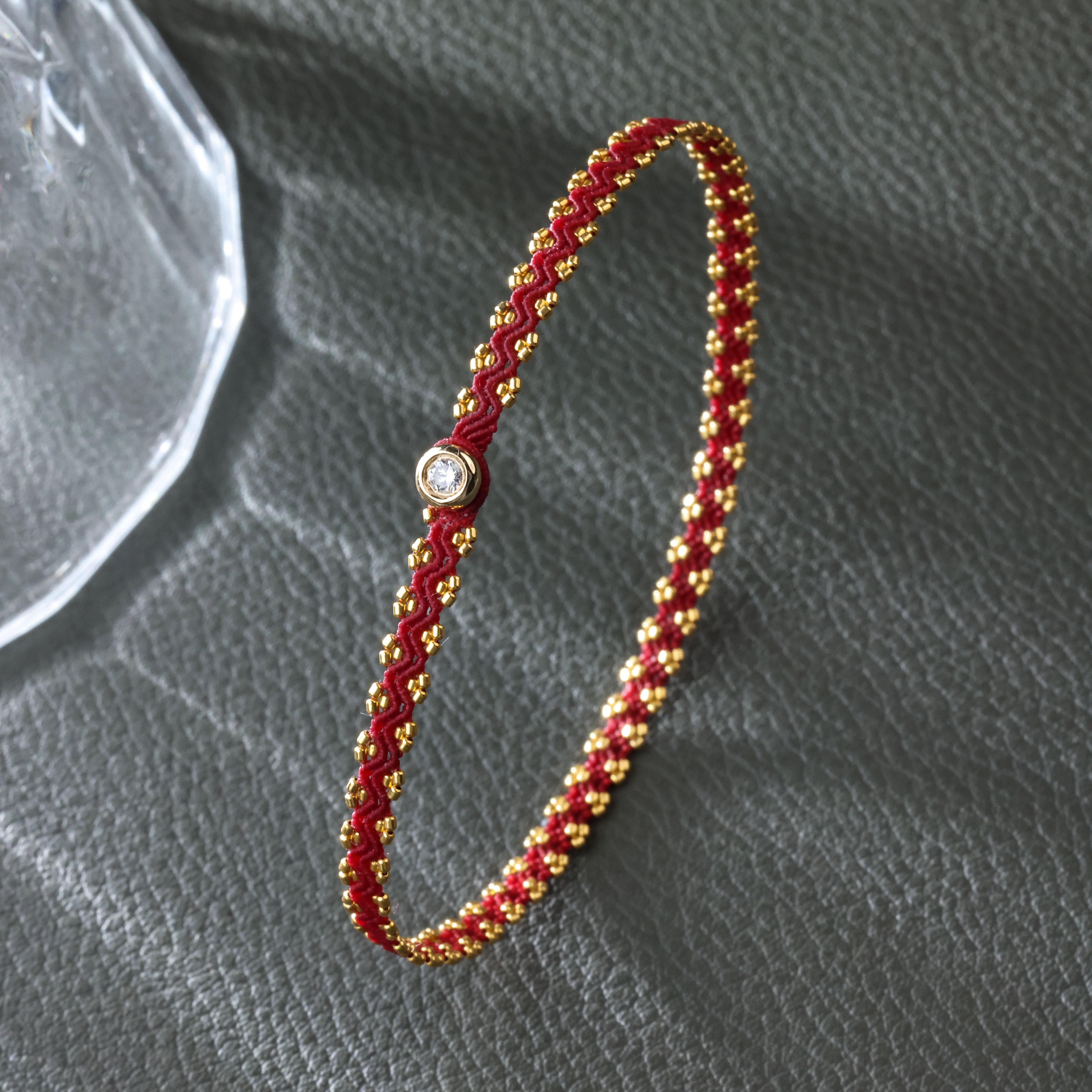 【举石臻选】TA01-1620-485钻石手绳18k（一件/多样性发/自选）Q