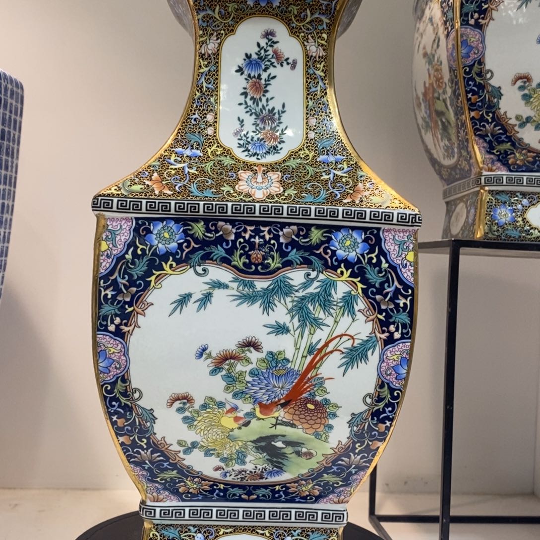 摆件景德镇陶瓷花瓶摆件