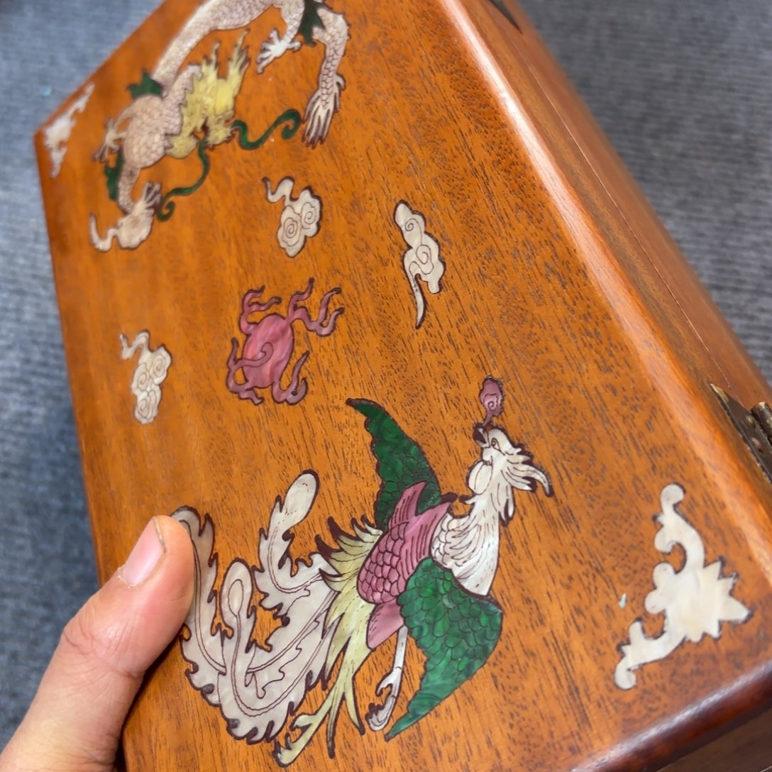 木缅甸花梨超大收纳盒