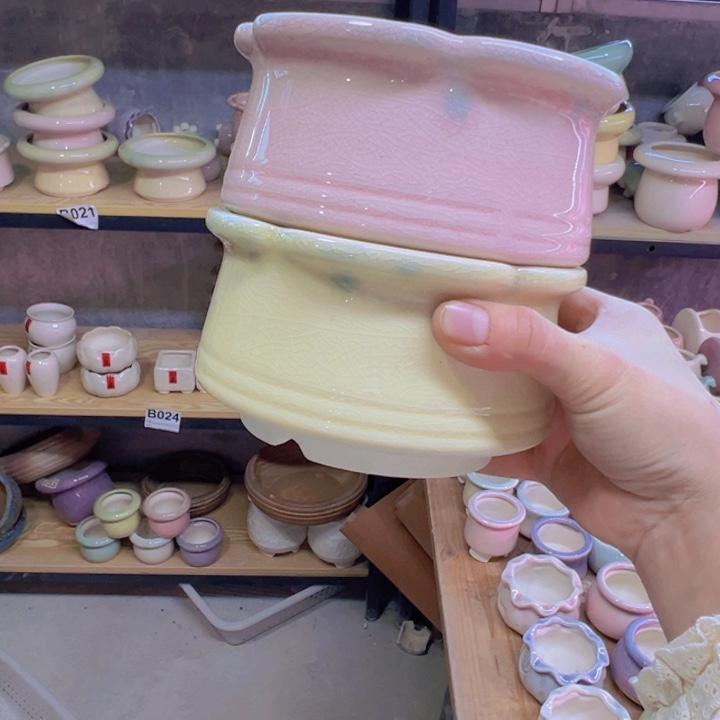 陶瓷花盆当场凑满12包邮