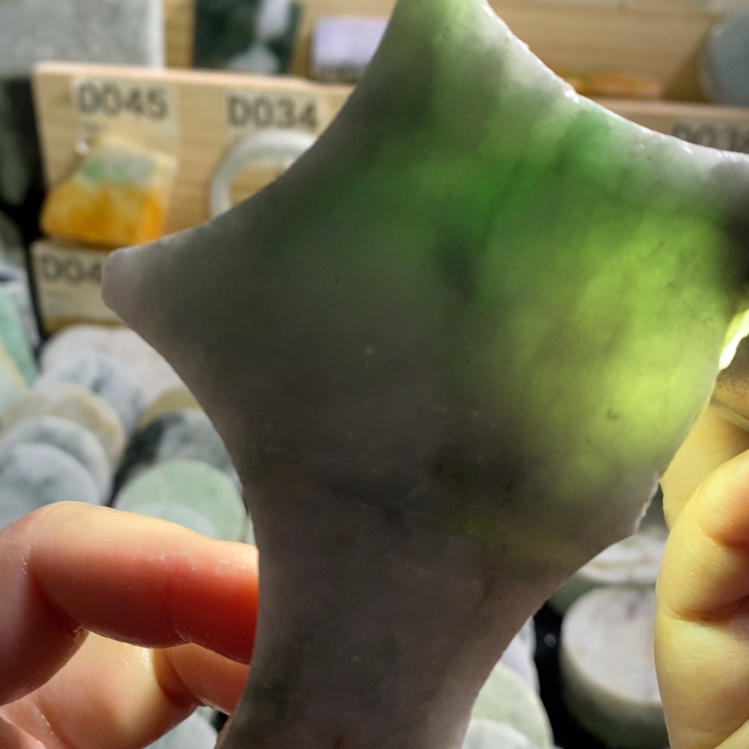 颈饰未镶嵌翡翠天然翡翠