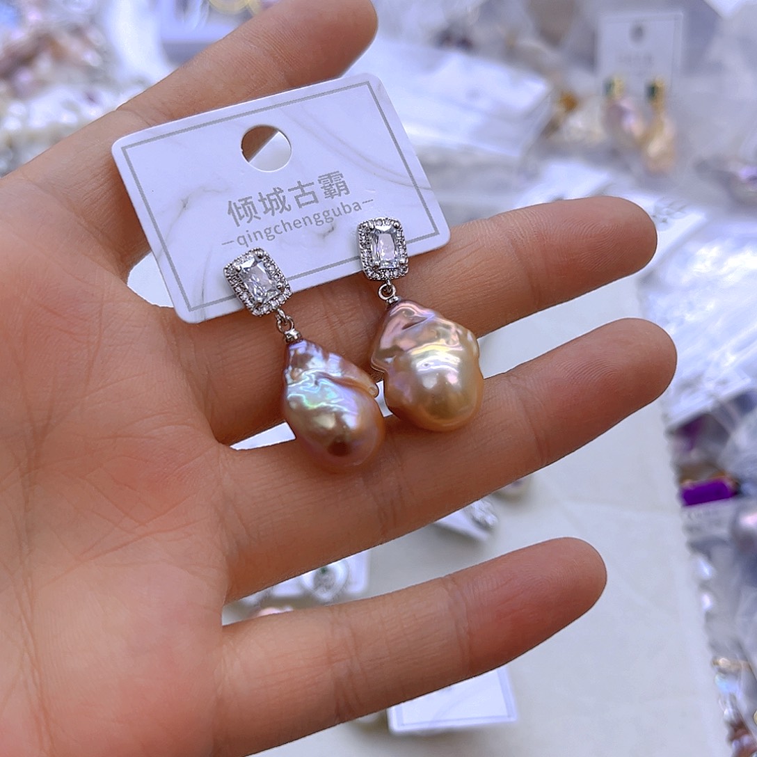 银S925镶嵌淡水珍珠项链定制101